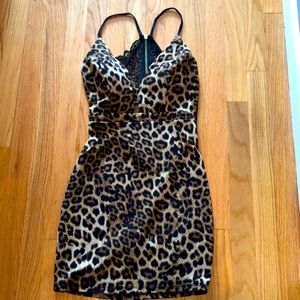 Leopard print dress